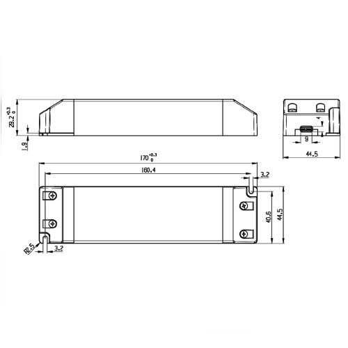 Tagra® Professional 24V Constant Voltage LED Driver 100W