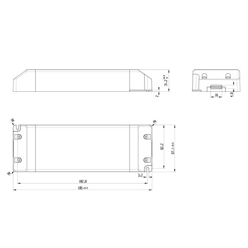 Tagra® Professional 24V Constant Voltage LED Driver 200W