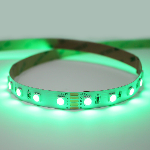 24V Essential Toning Series LED Strip Light RGB+W 6000K 60 LEDs, 19.2w Per Metre, 5 Metre Reel