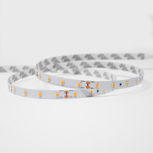 24V Professional SMD Series LED Strip Light, 4.8w p/m, 64 LEDs p/m, CRI>90, 2700K, 5 Metre Reel