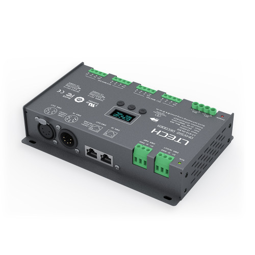 LTECH, 12 Channel 4A, 12-24V DC, DMX512 Decoder