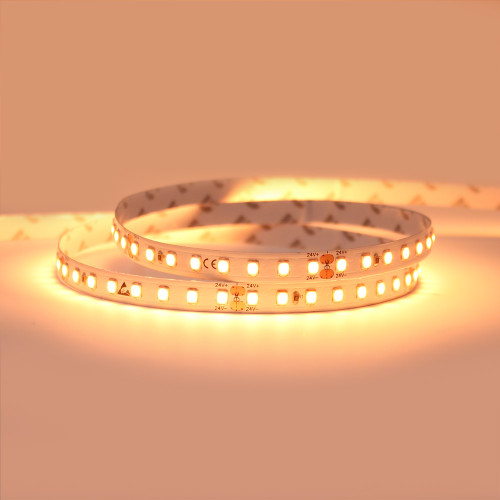 24V Professional SMD Series LED Strip Light, 9.6w p/m, 128 LEDs p/m, CRI>90, 1900K, 5 Metre Reel