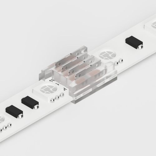 Solderless Tape to Tape Connectors for 10mm IP20 RGB LED Strip Lights, Pack of 10