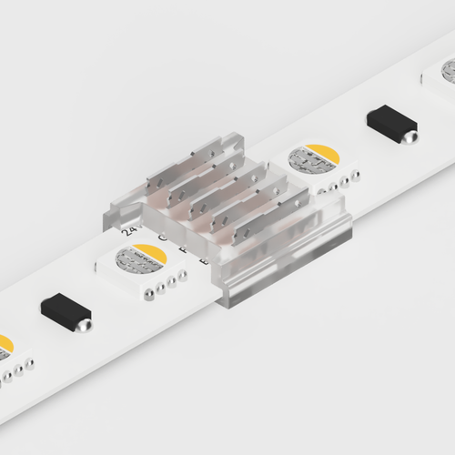 Solderless Tape to Tape Connectors for 12mm IP20 RGBW LED Strip Lights, Pack of 10