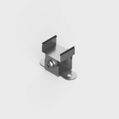 Pack of 4 Adjustable Mounting Clips for Surface Mounted LED Aluminium Channel 20mm x 16mm
