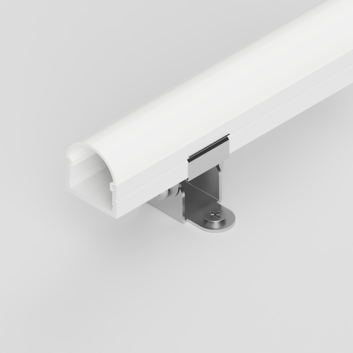 Pack of 4 Adjustable Mounting Clips for Surface Mounted LED Aluminium Channel 20mm x 16mm
