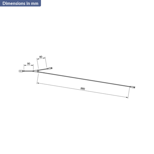 Syndeo AC Tree Splitter Cable with C7/C8 Connectors - 1100mm