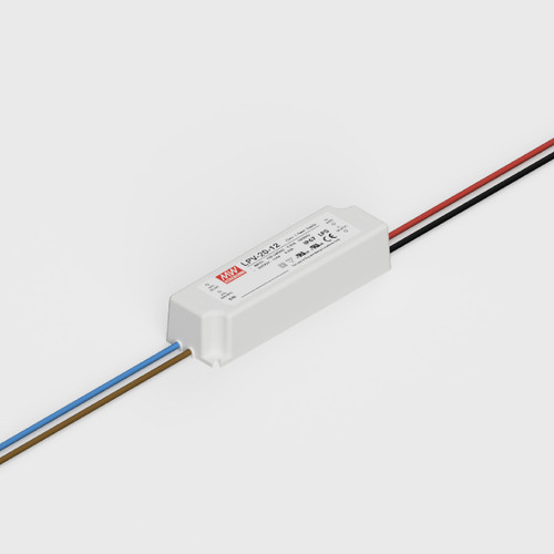 Mean Well LPV Series 12V Constant Voltage LED Driver 20W, IP67