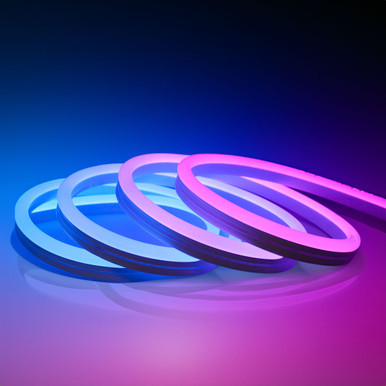 Essential LED Neon Rope Flex, 18mm, Circular, Red, 50 Metre Reel - UltraLEDs