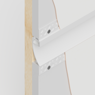 Plaster In Wall Washer LED Aluminium Profile 18.5mm x 96.5mm
