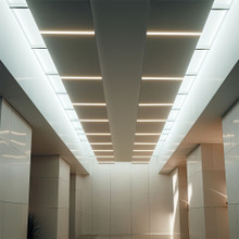 Anti Glare Plaster In LED Aluminium Profile, 58mm x 24.6mm