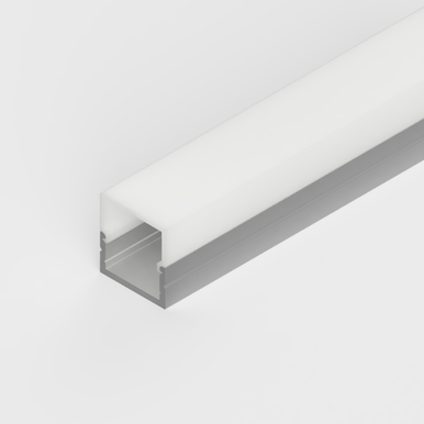 Surface Mounted LED Aluminium Profile 20.7mm x 19.5mm