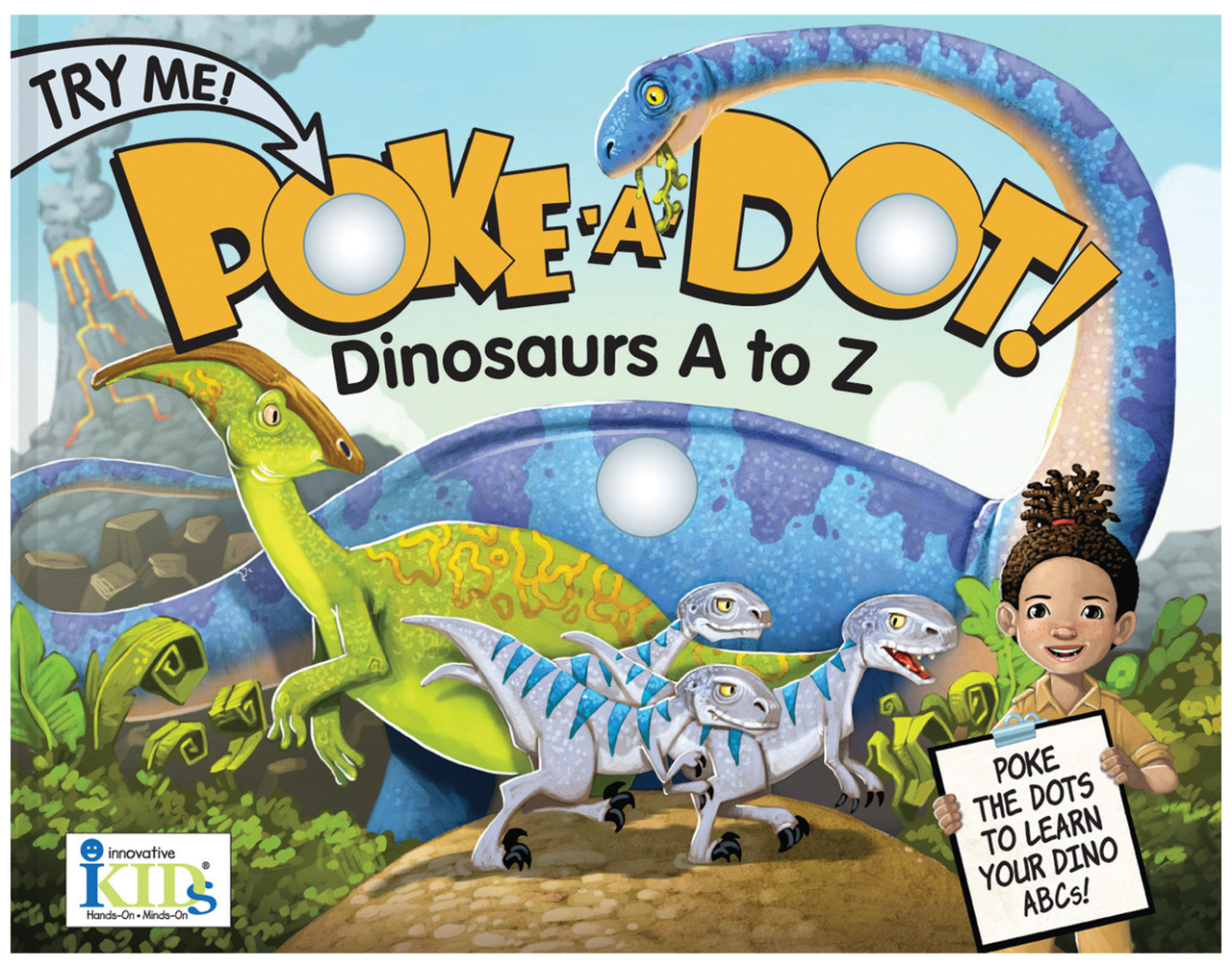 Poke-A-Dot: Dinosaurs A to Z - (Board Book)