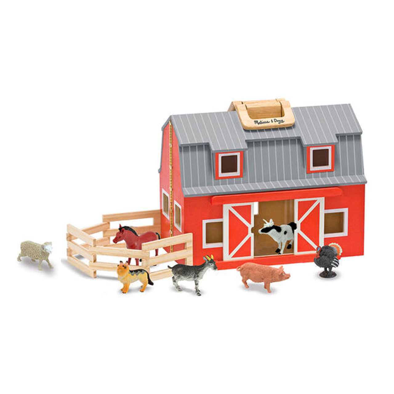 Fold Go Barn Toy 3y Sprout A Children S Boutique
