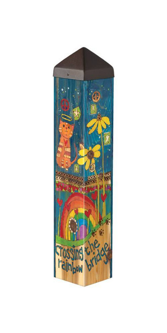 ART POLE 20" RAINBOW BRIDGE CAT