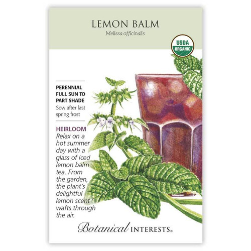 SEED LEMON BALM, ORGANIC