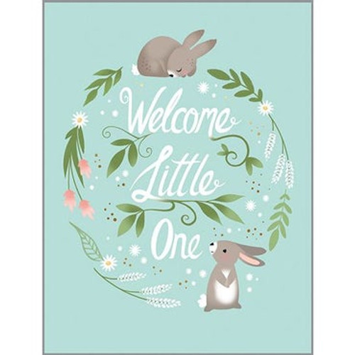 BABY CARD-  LITTLE BUNNIES