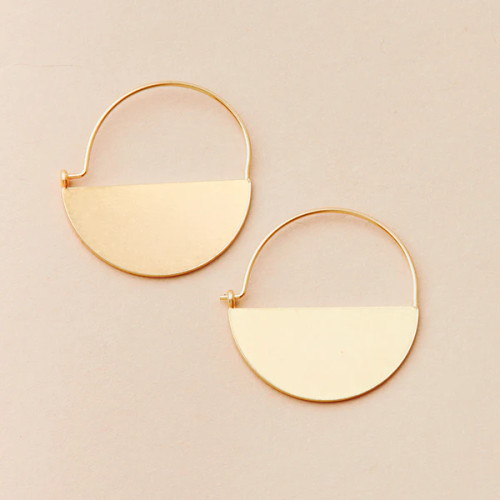 HOOP EARRINGS LUNAR GOLD VERMEIL