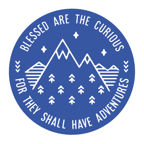 STICKER BLESSED ARE THE CURIOUS