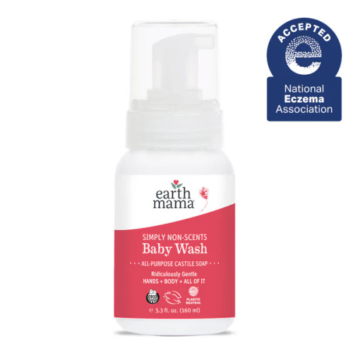 EARTH MAMA SIMPLY NON SCENT BABY WASH 5.3OZ
