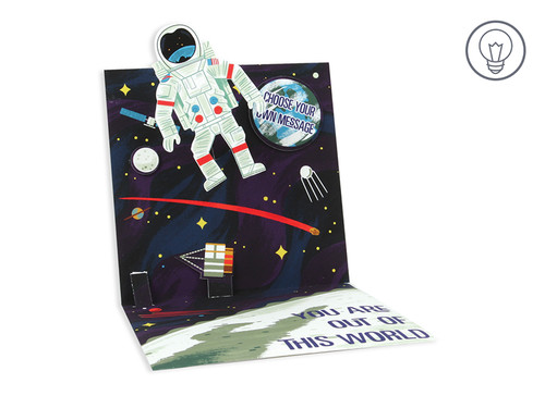 POP UP CARD: ASTRONAUT-