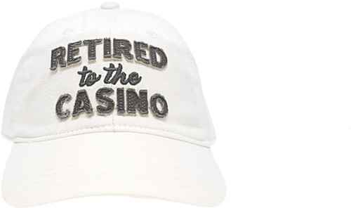 CASINO WHITE ADJUSTABLE HAT