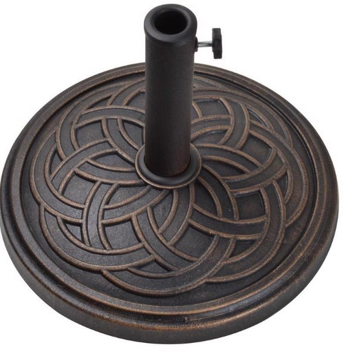 UMBRELLA BASE BRONZE 18"