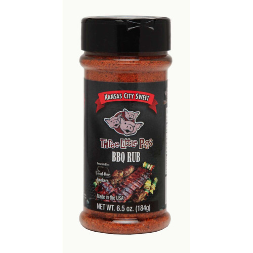 THREE LITTLE PIGS KANSAS CITY SWEET BBQ RUB 6.5 OZ