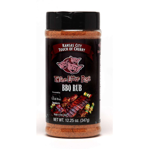 THREE LITTLE PIGS KANSAS CITY TOUCH OF CHERRY BBQ RUB 12.25 OZ