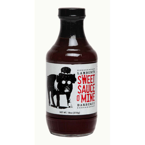 LAMBERT'S SWEET SAUCE O'MINE BBQ SAUCE 18 OZ