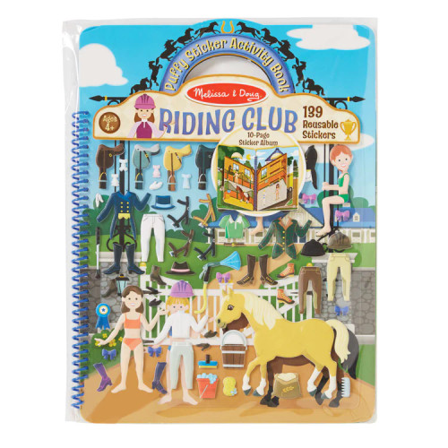 PUFFY STICKER ACT BOOK RIDING CLUB