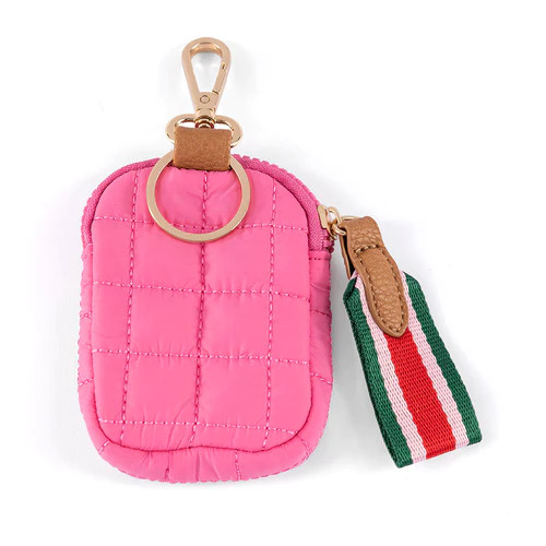 EZRA CLIP-ON POUCH PINK