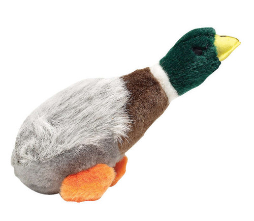 BOSS PET DIGGER'S MULTICOLORED PLUSH WATER FOWL DOG TOY LARGE 1 PK