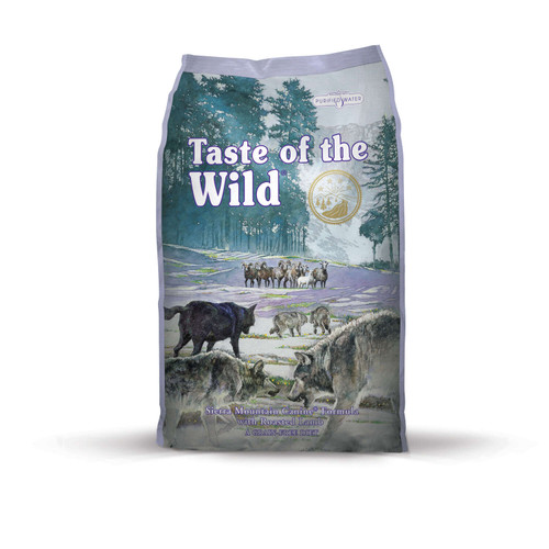 TASTE OF THE WILD SIERRA MOUNTAIN CANINE ADULT LAMB DRY DOG FOOD GRAIN FREE 14 LB