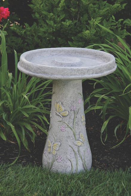 BIRDBATH BUTTERFLY DETAIL STAIN