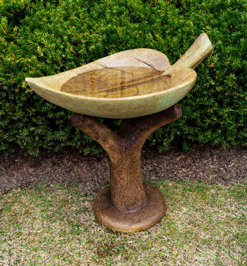 BIRDBATH LEAF 2PC