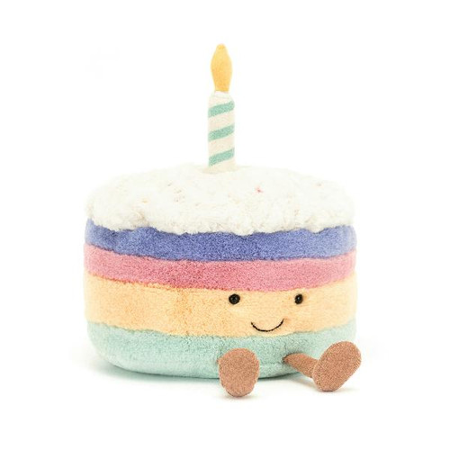 AMUSEABLE RAINBOW BIRTHDAY CAKE