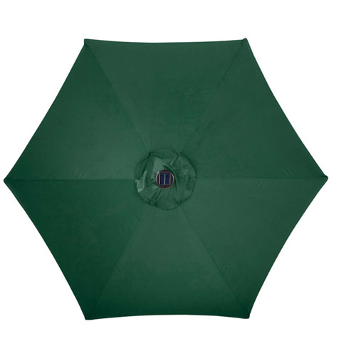 SOLAR MARKET UMBRELLA HUNTER GREEN 9'