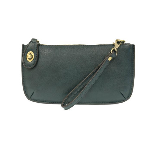 DARK TEAL MINI CROSBODY WRISTLET CLUTCH