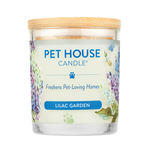 PET HOUSE CANDLE LILAC GARDEN