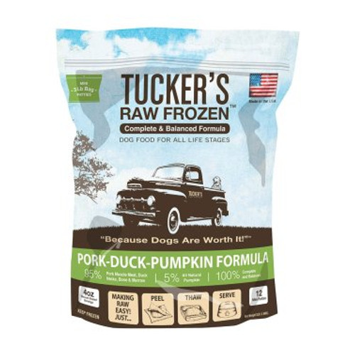 TUCKERS RAW PORKDUCK PUMPKIN DOG FOOD