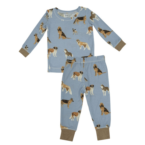 2PC LOUNGEWEAR BIG DOGS BLUE