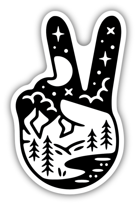 PEACE SCENE STICKER