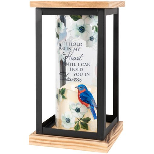 HOLD YOU IN YOUR HEART FRAMED LANTERN