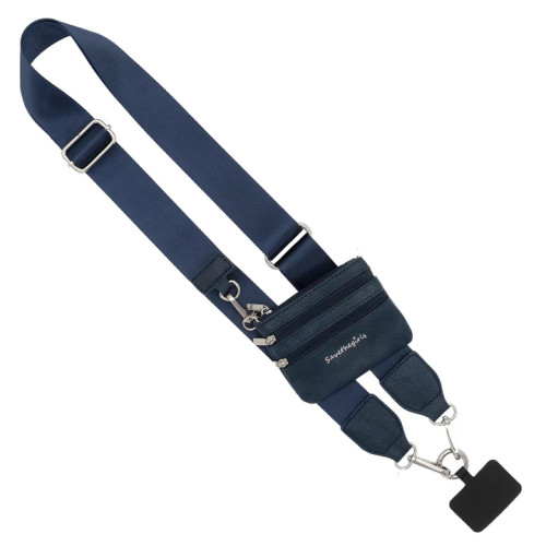 CLIP & GO STRAP W/POUCH NAVY