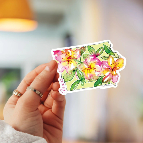IOWA WILDFLOWERS DECAL