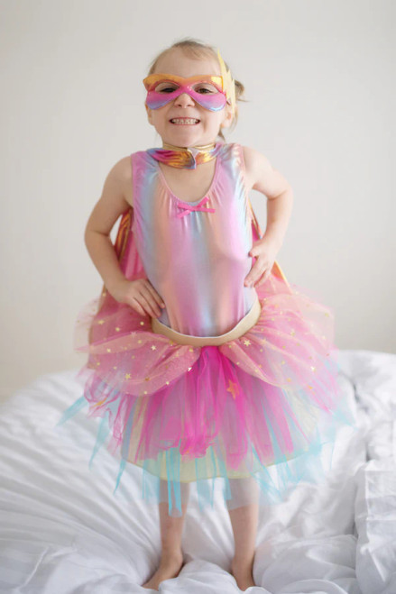 TUTU/CAPE/MASK PINK/GOLD