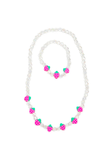 BERRY NECKLACE & BRACELET 2PC