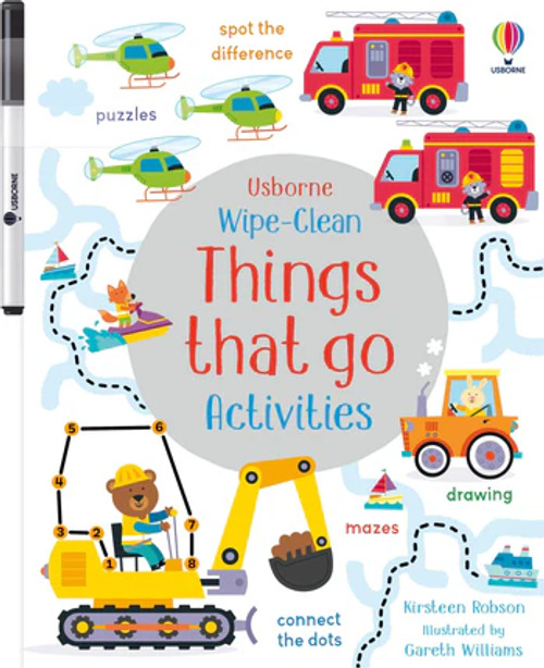 WIPE-CLEAN THINGS THAT GO