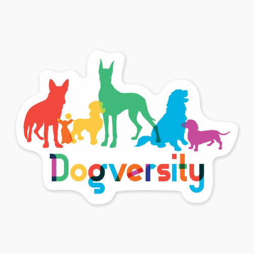 DOGVERSITY 3" ART STICKER